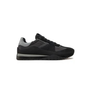 Pantofi sport  pentru Barbati - low top lace up mix - HM0HM01403-0GV - 41 EU - Negru