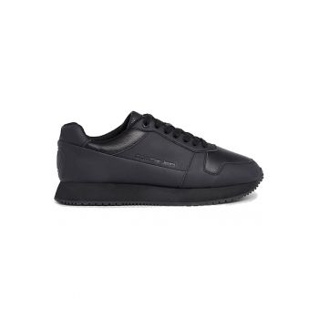 Pantofi sport  pentru Barbati - retro runner low lth - YM0YM00913-0GT - Negru