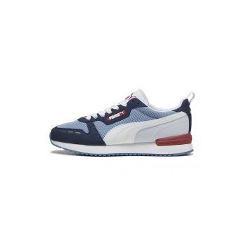 Pantofi sport unisex cu model colorblock si insertii textile R78