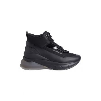 Pantofi sport wedge inalti de plasa