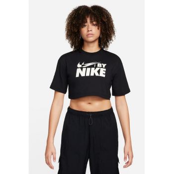 Tricou crop de bumbac