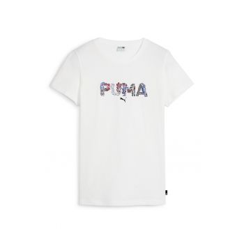 Tricou cu decolteu la baza gatului si logo