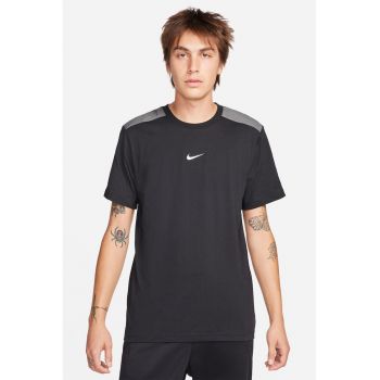 Tricou din bumbac cu detaliu cu monograma