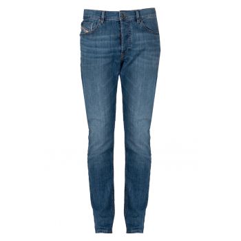 Blugi  D-Fining cu aspect decolorat - Albastru -