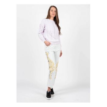 Blugi mom fit cu talie inalta -