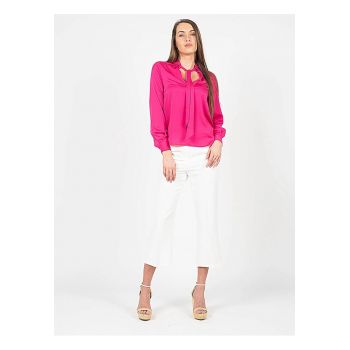 Bluza cu guler ascutit Acconsentire - Roz - 34