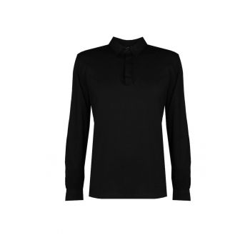 Bluza cu guler polo -