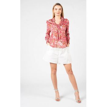 Bluza cu imprimeu floral Medium 2 - Roz - 36