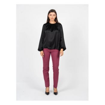 Bluza satinata - Negru -