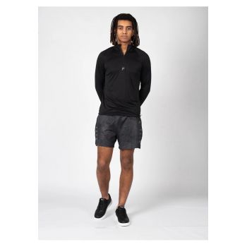 Bluza slim fit cu fenta scurta cu fermoar Roye -