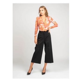 Bluza tip body cu imprimeu floral - Roz -