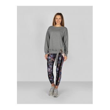 Bluzon lejer cu maneci cazute - Gri -