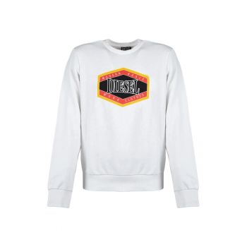 Bluzon recular fit cu imprimeu logo