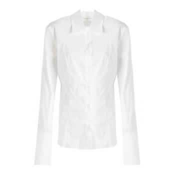 Camasa slim fit cu guler ascutit - Alb - 40