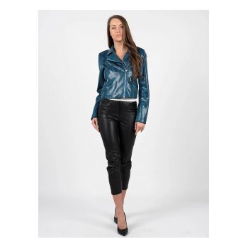 Geaca biker din piele ecologica - 42