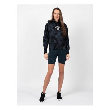 Hanorac cu imprimeu tie-dye - Negru -