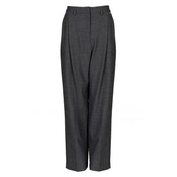 Pantaloni cu croiala conica - Gri - 42