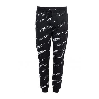 Pantaloni de trening conici cu logo -