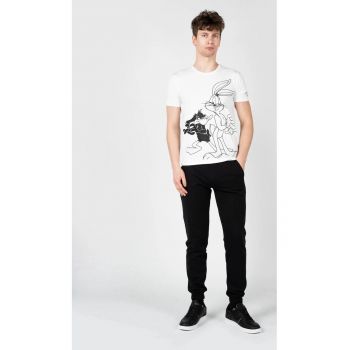 Pantaloni de trening cu snur in talie -
