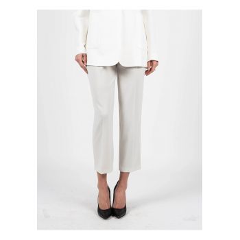 Pantaloni Drepti cu talie inalta -
