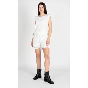 Pantaloni scurti cu broderie Adulare - 34