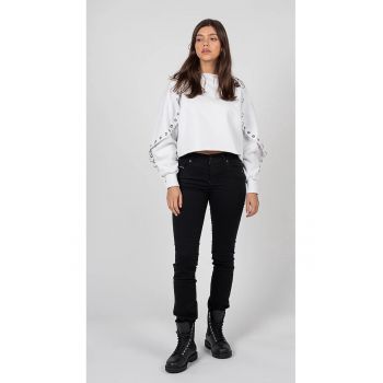 Pantaloni slim fit Sandy - Negru -