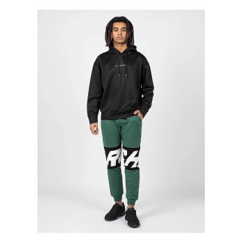 Pantaloni sport cu insertii logo -