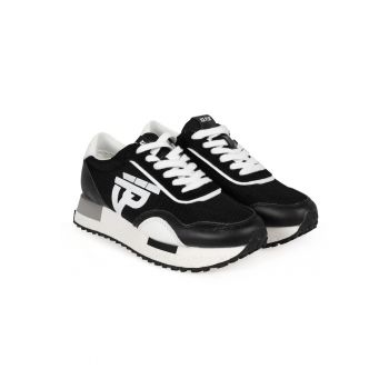 Pantofi sport cu garnituri de piele naturala -