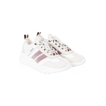 Pantofi sport cu insertii de piele naturala -