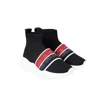 Pantofi sport high top cu design tip soseta Brixie-U - Pantofi sport high top cu design tip soseta Brixie-U -