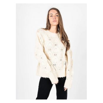 Pulover tricotat cu design pointelle -