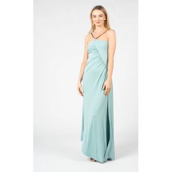 Rochie lunga cu bretele din lant -
