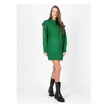 Rochie pulovar cu umeri cazuti -