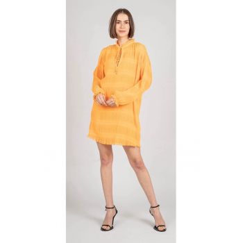 Rochie scurta cu maneci bufante - 36