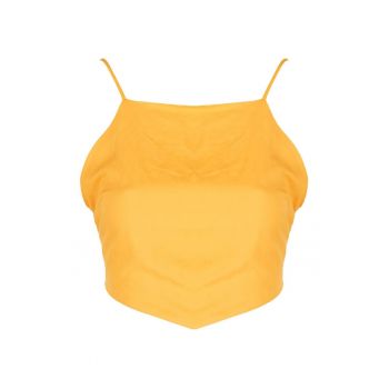 Top crop cu detaliu incrucisat pe spate - 36