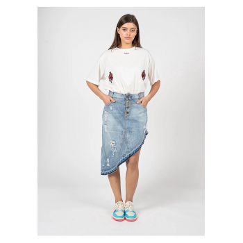 Tricou cu motive florale Toccante -