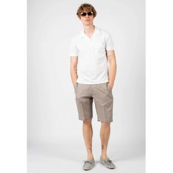 Tricou polo cu buzunar aplicat -