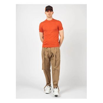 Tricou uni slim fit -