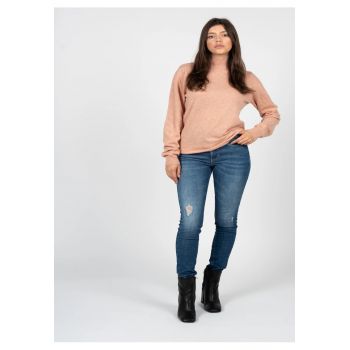 Blugi skinny cu talie inalta -