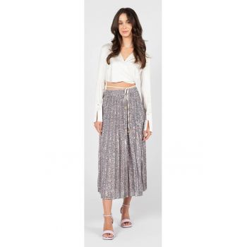 Bluza crop cu decolteu in V - 44