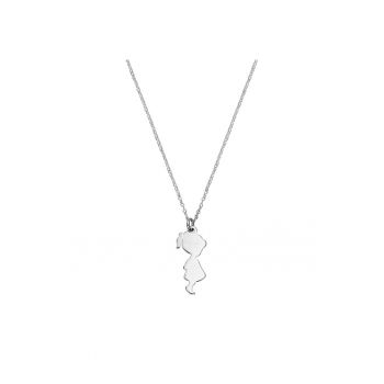 Colier Argint 925 placat cu rodiu cu pandantiv - Fetita
