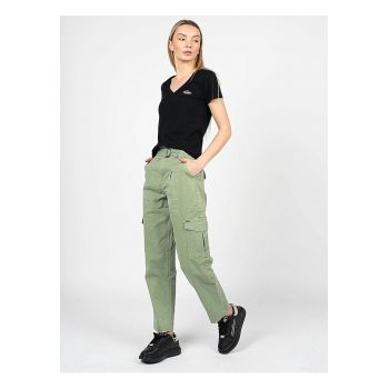 Pantaloni Cargo Cu Talie Inalta -