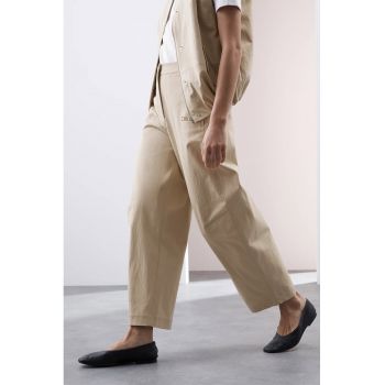Pantaloni cu talie inalta Barrel