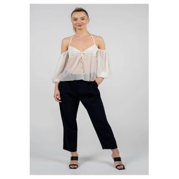 Pantaloni Drepti Cu Talie Inalta - W38-L32