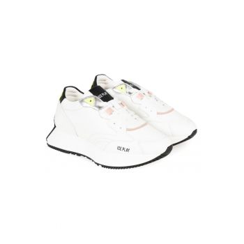 Pantofi sport din piele cu design masiv -