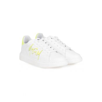 Pantofi sport din piele cu logo