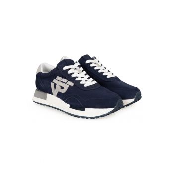 Pantofi sport din piele naturala intoarsa