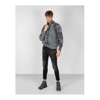 Pulover cu model abstract Dolcevita -