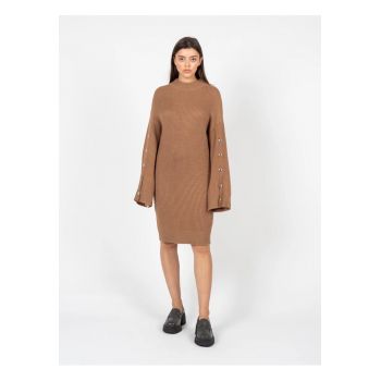 Rochie dreapta cu maneci cazute -