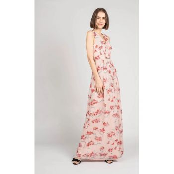 Rochie maxi cu model floral - 36